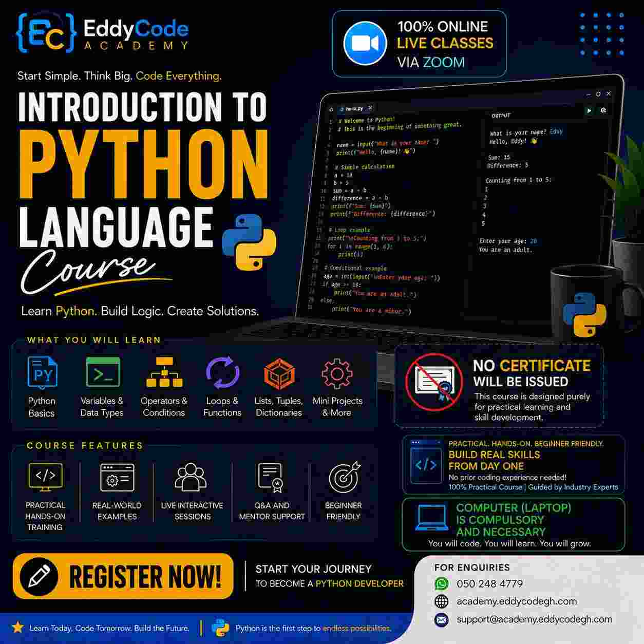 Introduction to Python Programming